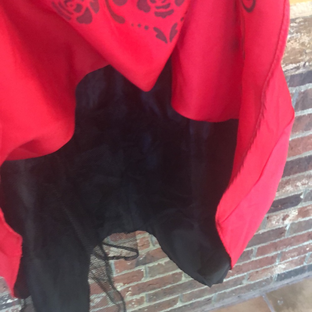 Girls Holiday Size 7 red and black rare edition dress - Picture 4 of 7